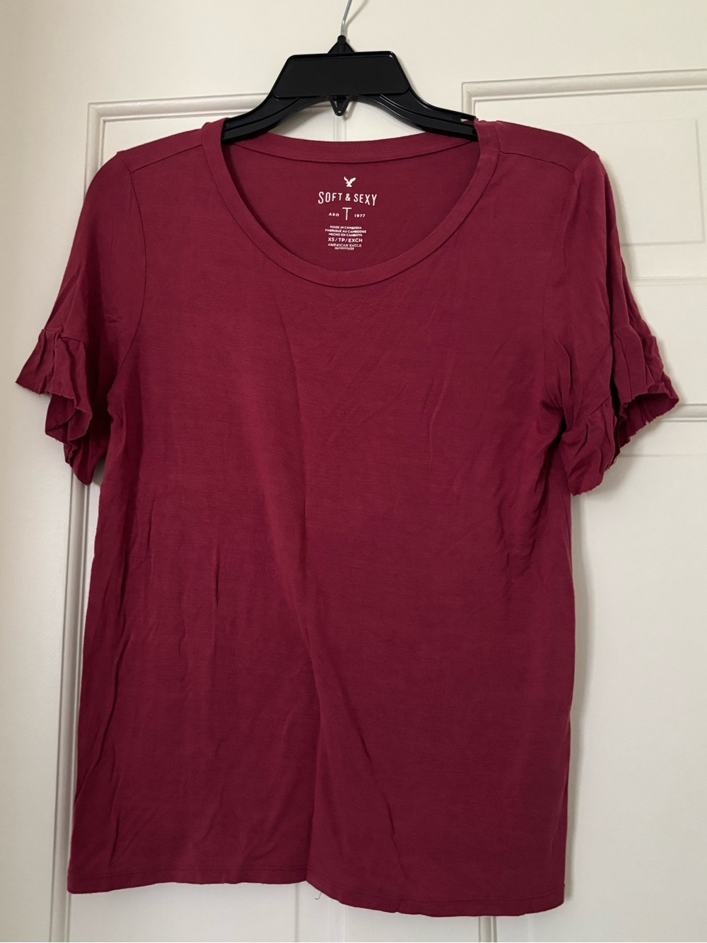 Women's Ruffle Sleeve Tee